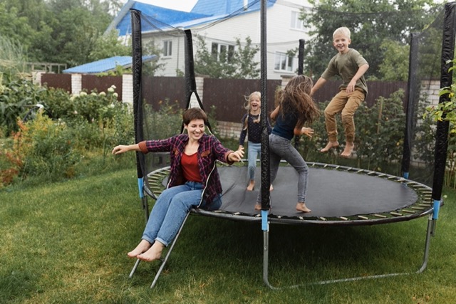 Trampolin til haven